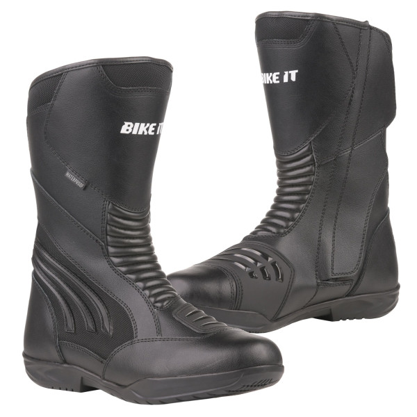 bike it Bike it 'burhou' all-seasons waterproof black sports touring motorcycle boot (uk 6 / eur 40)